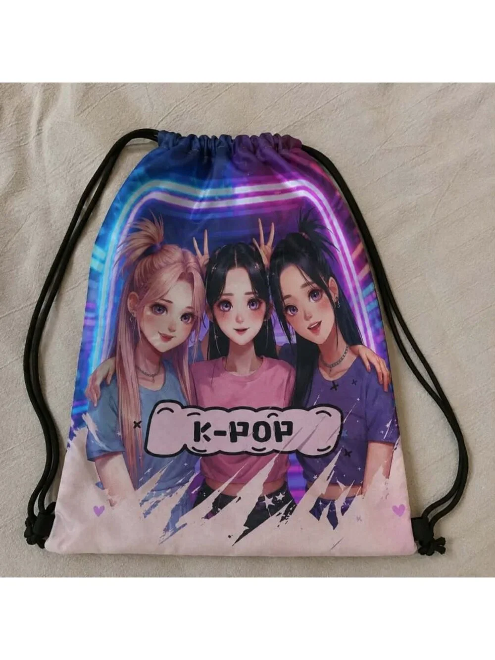 K-Pop Drawstring Backpack